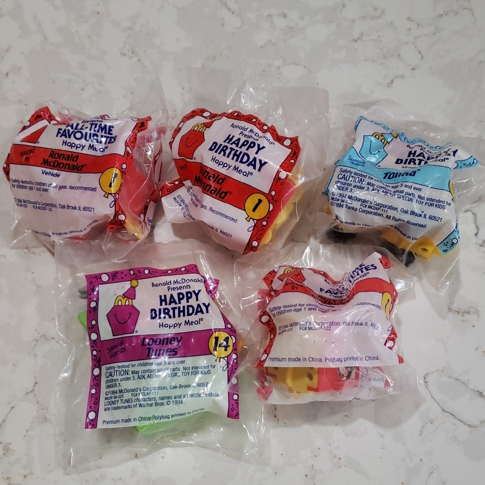 McDonald's Happy Meal Toys From 1994